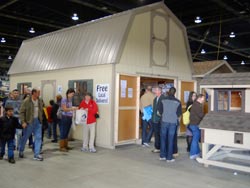 Visitors at the PA Farm Show in Harrisburg, PA.