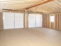 24x28 Two-Car Modular Garage With Dark Grey LP Smart Side (Inside)