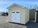 10x10 HD Front Entry Peak with Vinyl Siding and Shelves